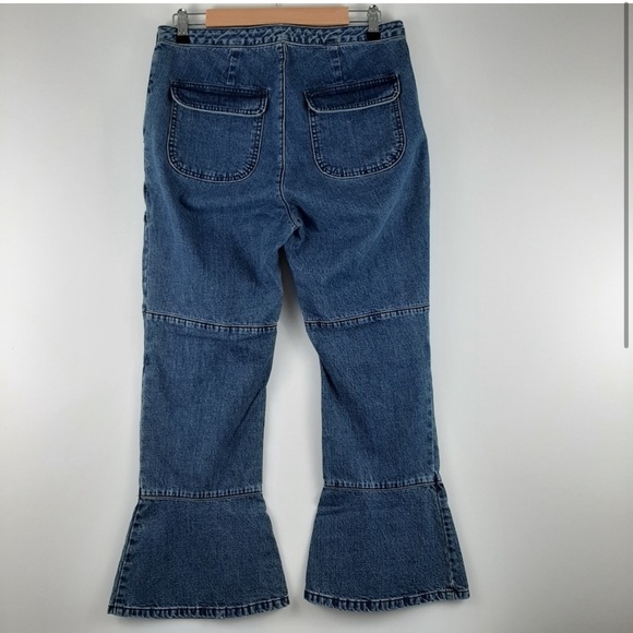 Rachel Comey Pursue Bell Hem Crop Denim Jeans Size 6 - Picture 3 of 11